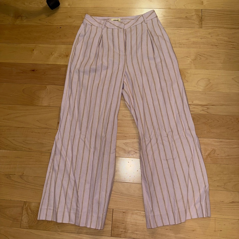 L’AGENCE Chrisley Wide Leg Linen Pant